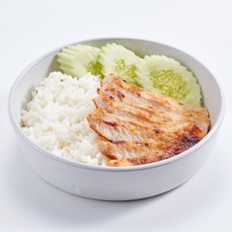 ข้าวหน้าคอหมูย่าง