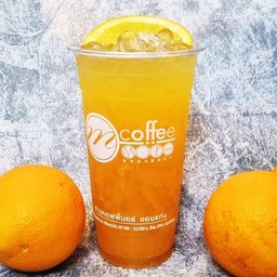 น้ำส้มสดเย็น