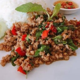 ร้านกระเพรารสเด็ด ตามสั่งพิ้งค์พลอย