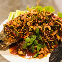 ปลาช่อนลุยสวน