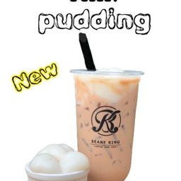 Taiwan milk tea with milk pudding