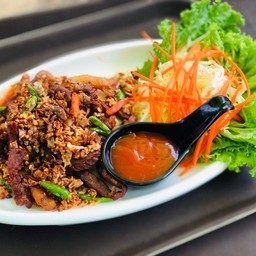 เนื้อผัดพริกเกลือ