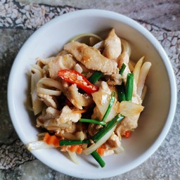 ผัดพริกอ่อน