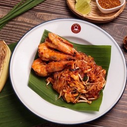 ผัดไทยโบราณกุ้งสด