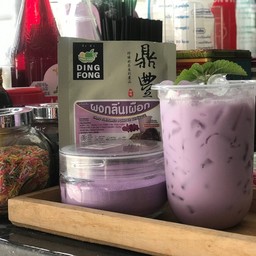 นมเผือก แก้ว 22 oz