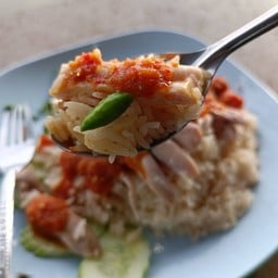 ข้าวมันไก่แยกเปร็ง