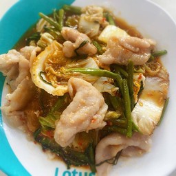 สุกี้แห้งหมู