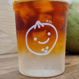 ชาไทยน้ำมะพร้าวเผา