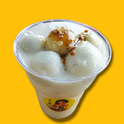 บัวลอยงาดำนมสดเย็น