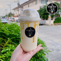 นมหมีปั่น คาราเมล