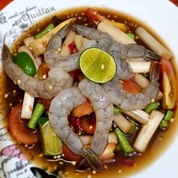ตำไหลบัวกุ้งสด ไส่ปลาร้า,ไม่ปลาร้า ระบุด้วยนะคะ