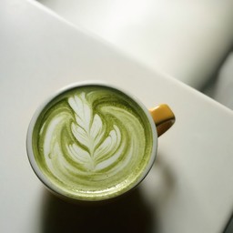 มัทฉะลาเตร้อน