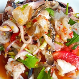 ยำวุ้นเส้นทะเล