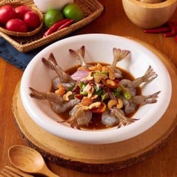 เกาเหลากุ้งสด (ยำน้ำปลาร้ารสแซ่บ)