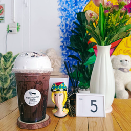 โกโก้ลาวา+วิปครีม