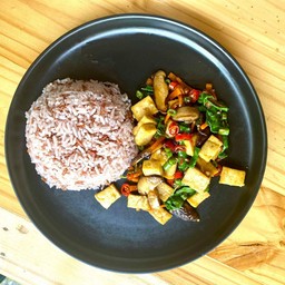 Stir Fried Thai Basil With Tofu