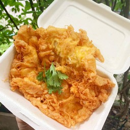 ไข่เจียวกุ้งสับ (กับข้าว)