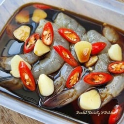 Uss-Marn Halal Food กุ้งดองซีอิ้วเกาหลี(ฮาลาล)