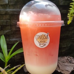 ชากุหลาบลาเต้