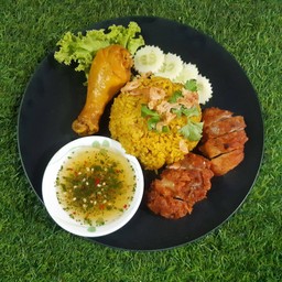 ข้าวหมกไก่ผสม