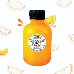 น้ำส้มคั้นสดแท้ 100%