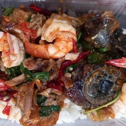 Seafood Basil With Century Egg