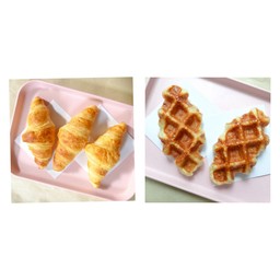 9 ชิ้น (ครัวซอง3,Croffle -basic3 sweet3)