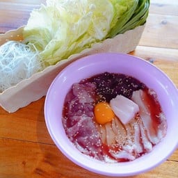 ชุดรวมหมู สูตรหมักธรรมดา + ชุดผัก