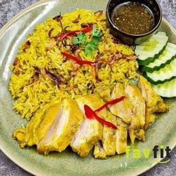 ข้าวกล้องหมกไก่ไร้หนัง (คลีน)