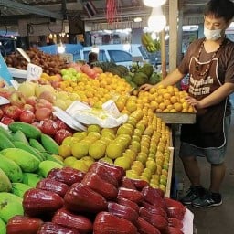 โกจักร ผลไม้ปอก @ตลาดซิตี้