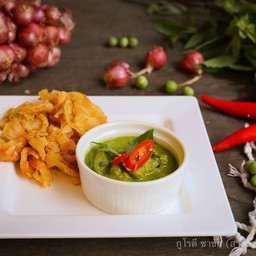 โรตีแกงเขียวหวานไก่