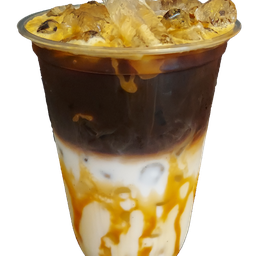 คาราเมลลาตเต้เย็น