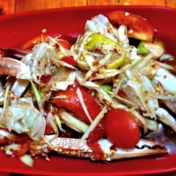 ส้มตำปูม้านัวร์ๆ ไส่ปลาร้า ,ไม่ไส่ปลาร้า ระบุด้วยนะคะ