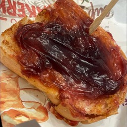 ปังแผ่นแยมบลูเบอร์รี่