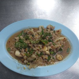 ลาบเนื้อสุก