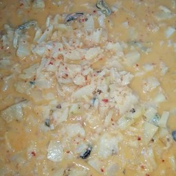 แกงคั่วสับปะรดหอยแมลงภู่