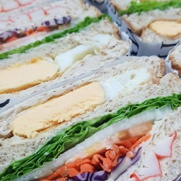 แซนวิชเกาหลี - ปูอัด+ไข่ดาว (2 ชิ้น)