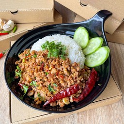 ข้าวกะเพราหมูสับ