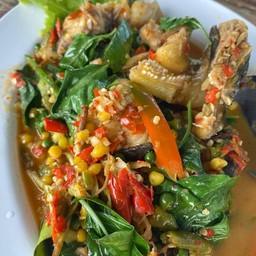 ผัดฉ่าปลาดุกทะเล