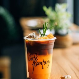 Black orange  coffee