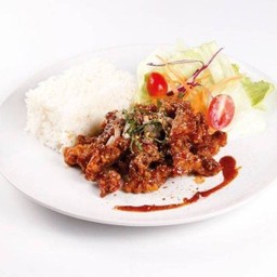 ข้าวหมู/ไก่ คลุกฝุ่น