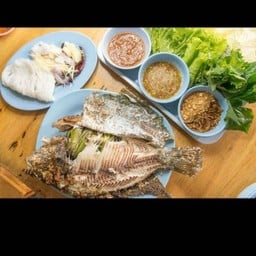 เมี่ยงปลาเผาชุดจัมโบ้