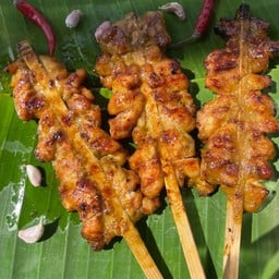 ไก่ย่างกะทิ แม่สม ศรีราชา วัดวังหิน