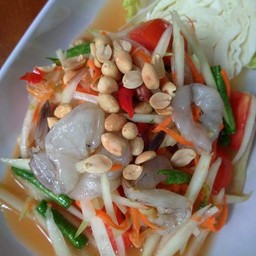 ตำไทยกุ้งสด