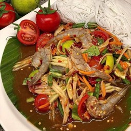 ตำกุ้งสด