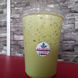 ชาเขียวแก้วใหญ่