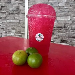 น้ำแดงมะนาวแก้วใหญ่