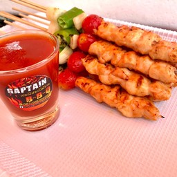 บาร์บีคิว ไก่ 10 ไม้ ซอสดั้งเดิม