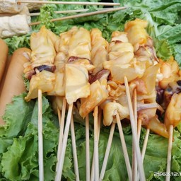 ปลาหมึกย่าง