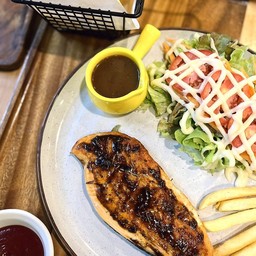 สเต๊กปลาแซลมอน